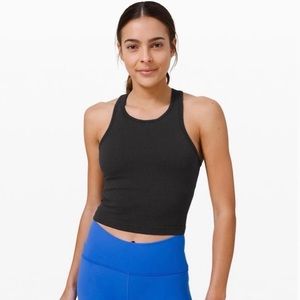 NWT Lululemon Ebb to Street Racer Crop Tank